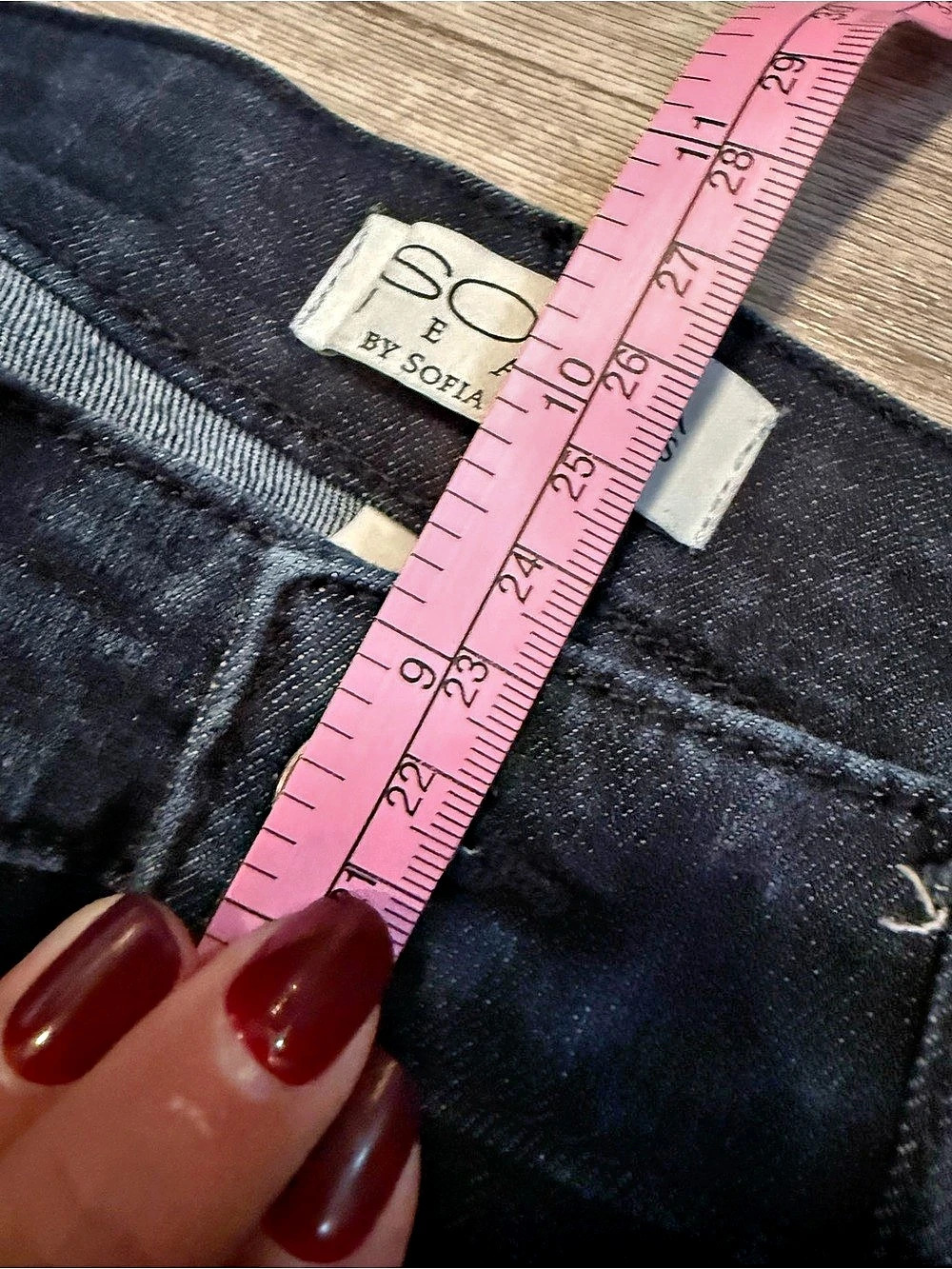 Sofia Jeans by Sofia Vergara Sofia Skinny Ankle Jeans Dark Wash Size 6 - Picture 10 of 12